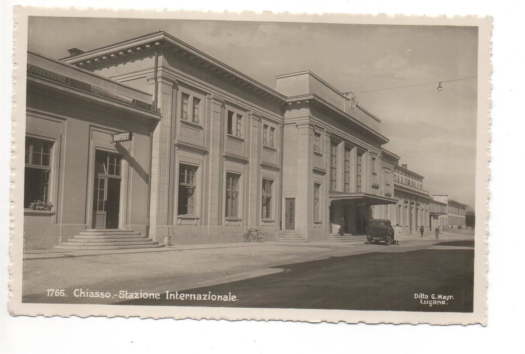 Cartes postales: CHIASSO Stazione Internazionale – D'occasion à Jona par philajona