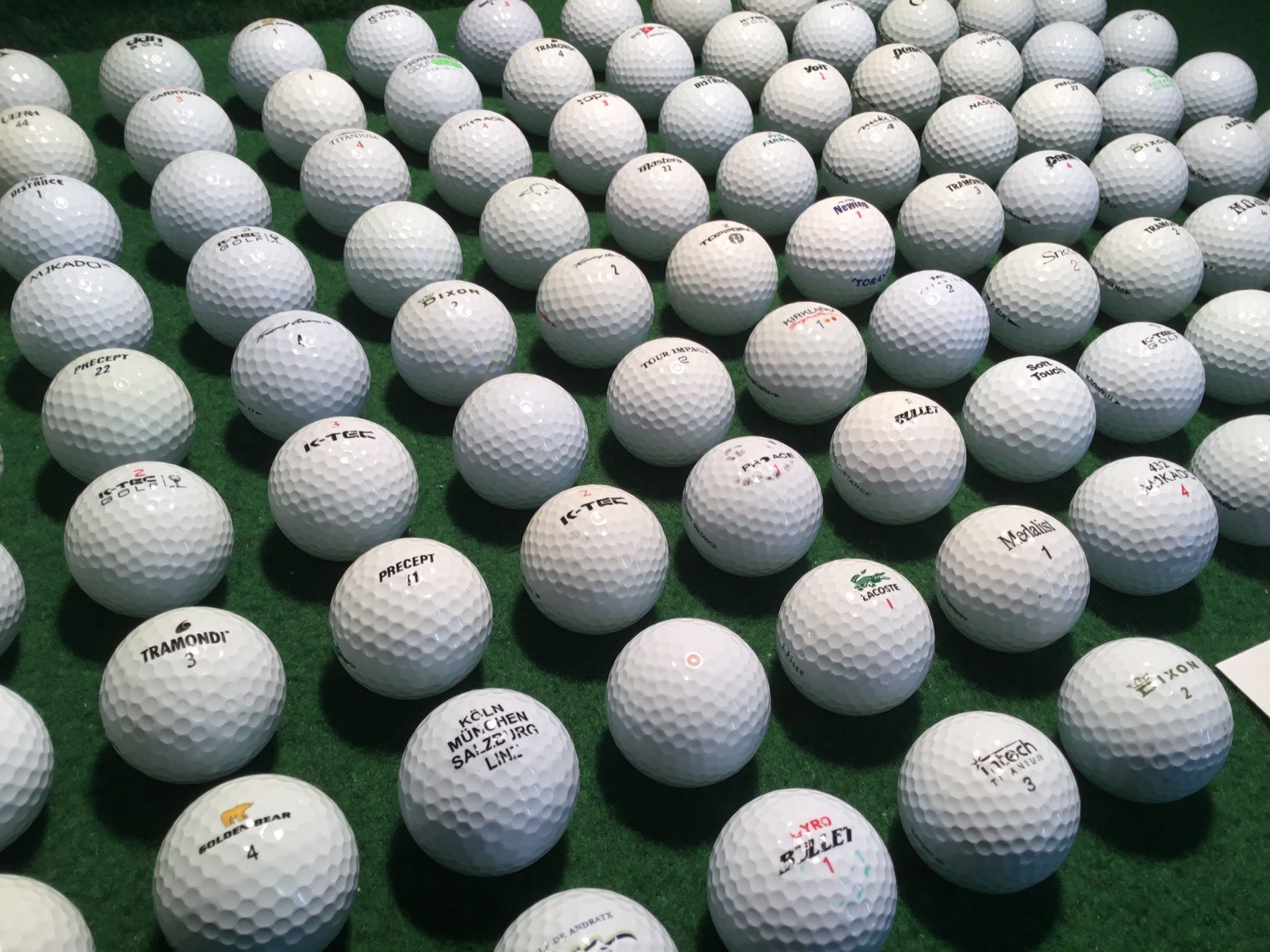 Palloni: 100 Golfbälle Markenmix (schön) – Usato da Bergdietikon venduto da shimano4 8