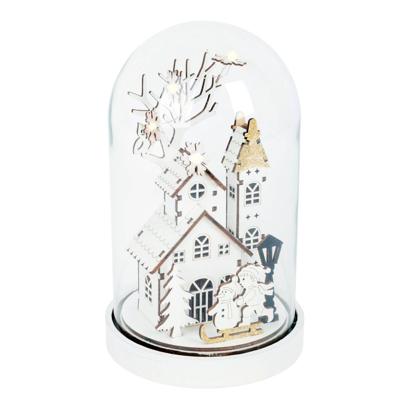 Tutte le decorazioni: Leuchtglocke Winterzauber - Winterdeko – Nuovo e nell'imballaggio originale da Wettingen venduto da Swala