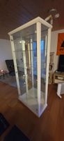Vitrine weiss mit Glasregalen guter Zustand
