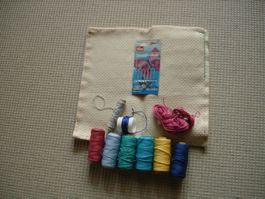 Stickgarn Stickset Sticknadeln Nähset Handarbeit 🧵🧶