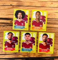 Panini WM 2026 Sticker von 5 Spielern des Katar