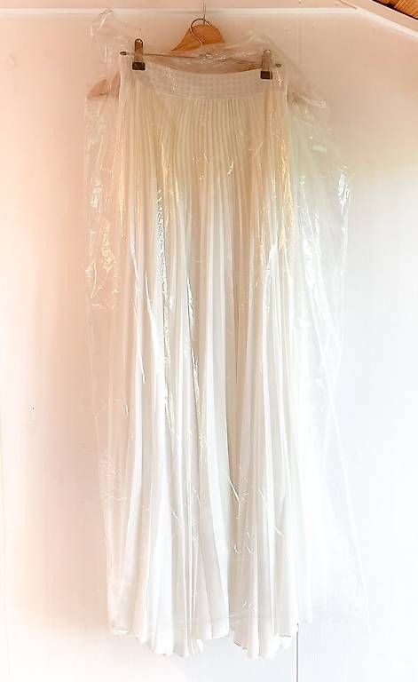 Gonne: Jupe blanche longue plissée - taille S – Usato da Mauraz venduto da rac_x7sg 4