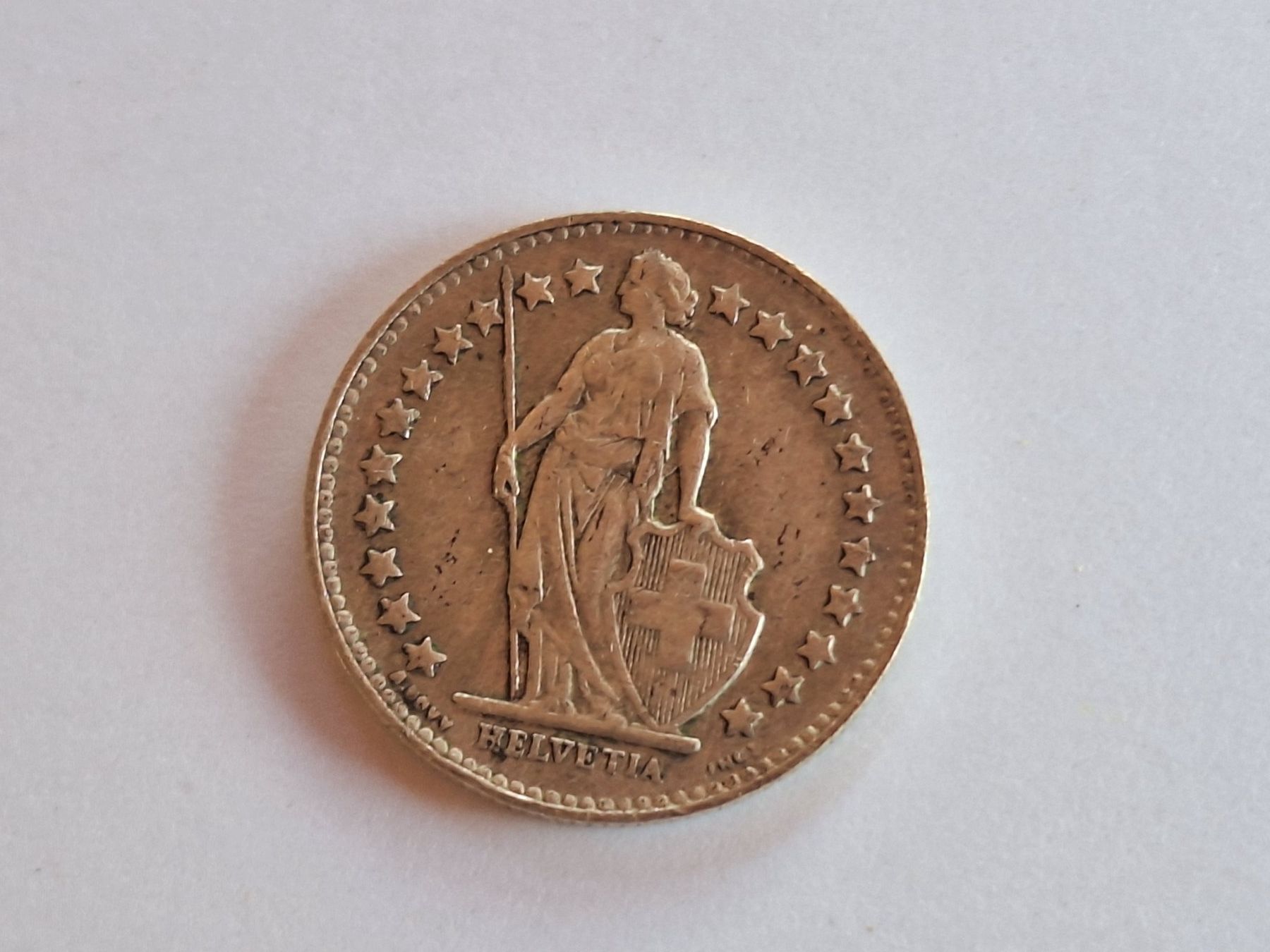 Tutti le monete: 50 RAPPEN 1951 SILBER – Usato da Huttwil venduto da Kunterbuntli 1