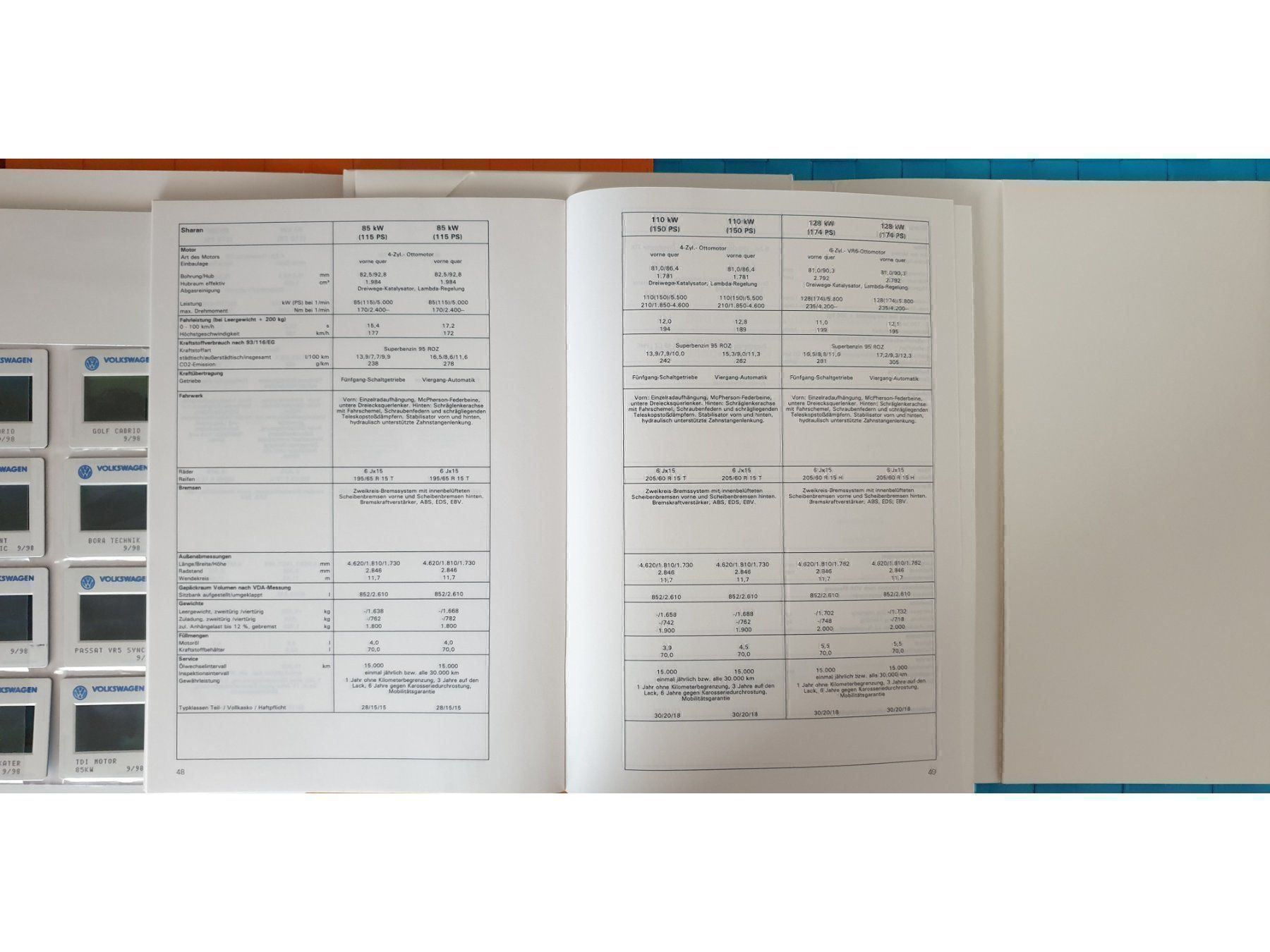 Revues & Magazines: VW 1999 - Prospekt / Pressemappe – Neuf (Voir description) à Viganello par CARLiteratur 5