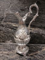Versilberte Kanne,Jugendstil, zwei Teile Vintage,Top Zustand
