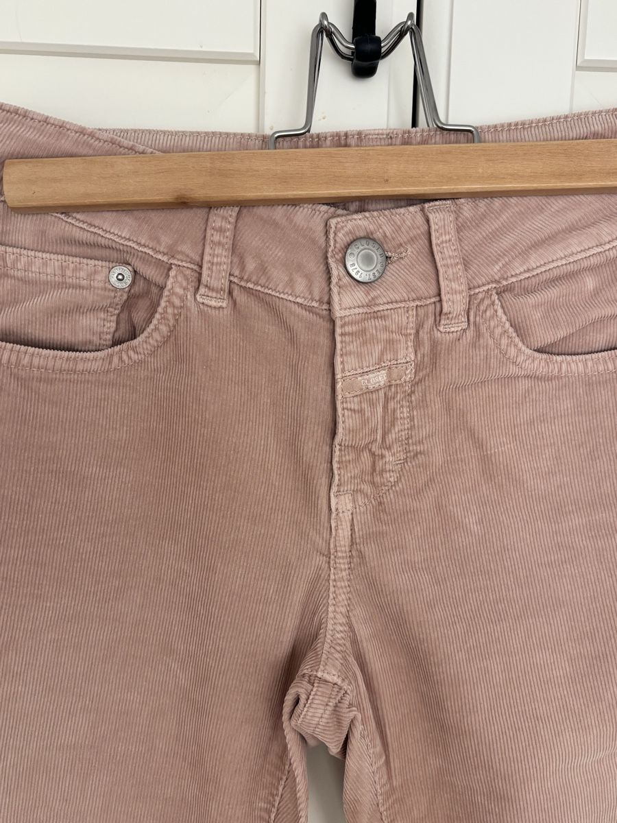Closed Pantaloni: Closed Velourshosen rosa Grösse 24 – Usato da Luzern venduto da biba3001 2