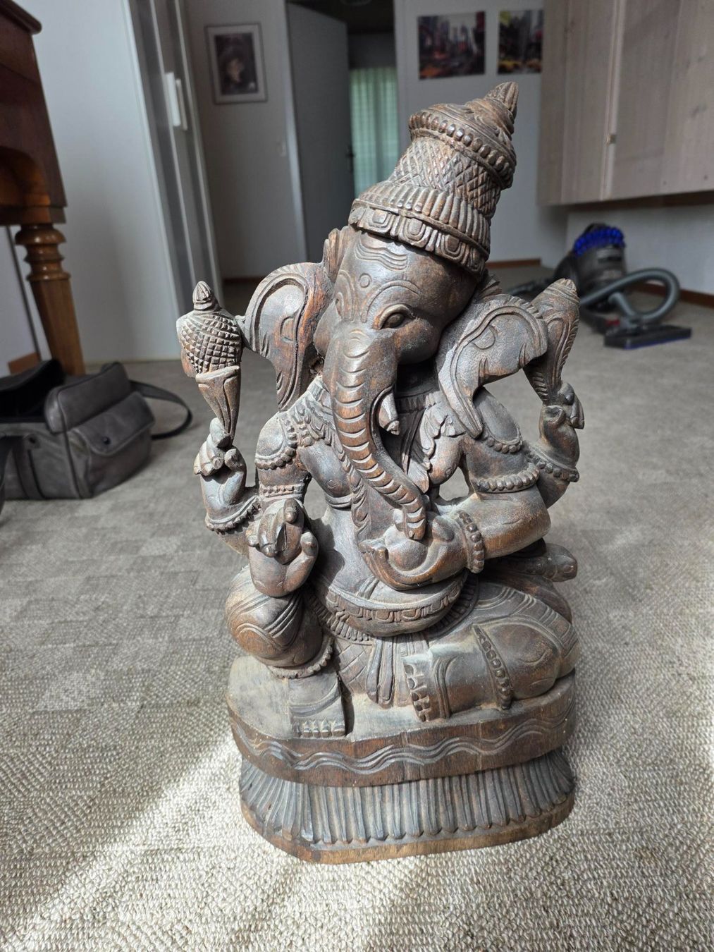 Statuette: Sitting Ganesha aus Holz – Usato da Melchnau venduto da han_k5xl