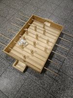 ⭐ Handgefertigter Tischfussball aus Holz – Unikat ⭐