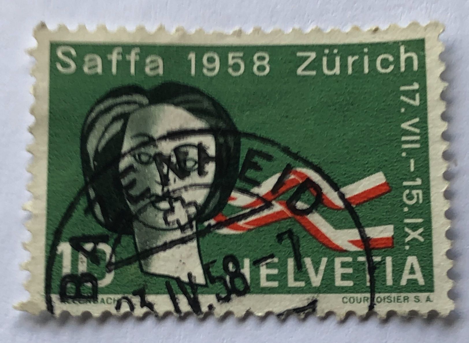 Alle Briefmarken: Nr.335 mit Vollstempel – Gebraucht aus Aarau von Billa007