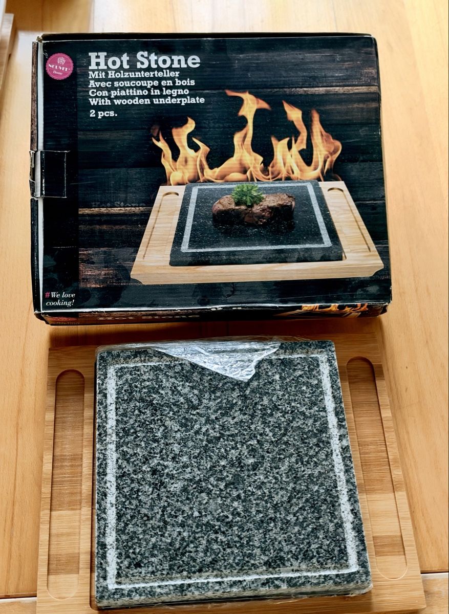 Servierplatten: Heisse Steinplatte NEU – Neu und originalverpackt aus Zürich von Laura543