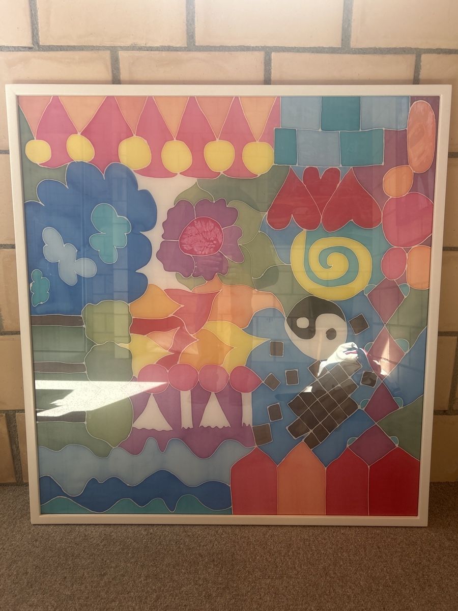 Foto & Immagini: Farbenfrohes Wandbild mit Rahmen - Einzigartiges Design! – Usato da Illnau venduto da Martin724 2