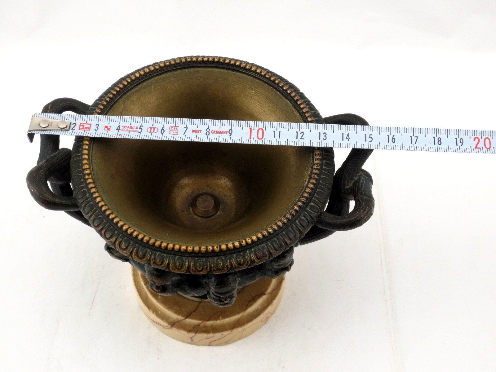 Vasen & Gefässe: Coupe, vase de Warwick bronze marbre 19eme – Gebraucht aus Noville von ceram 8