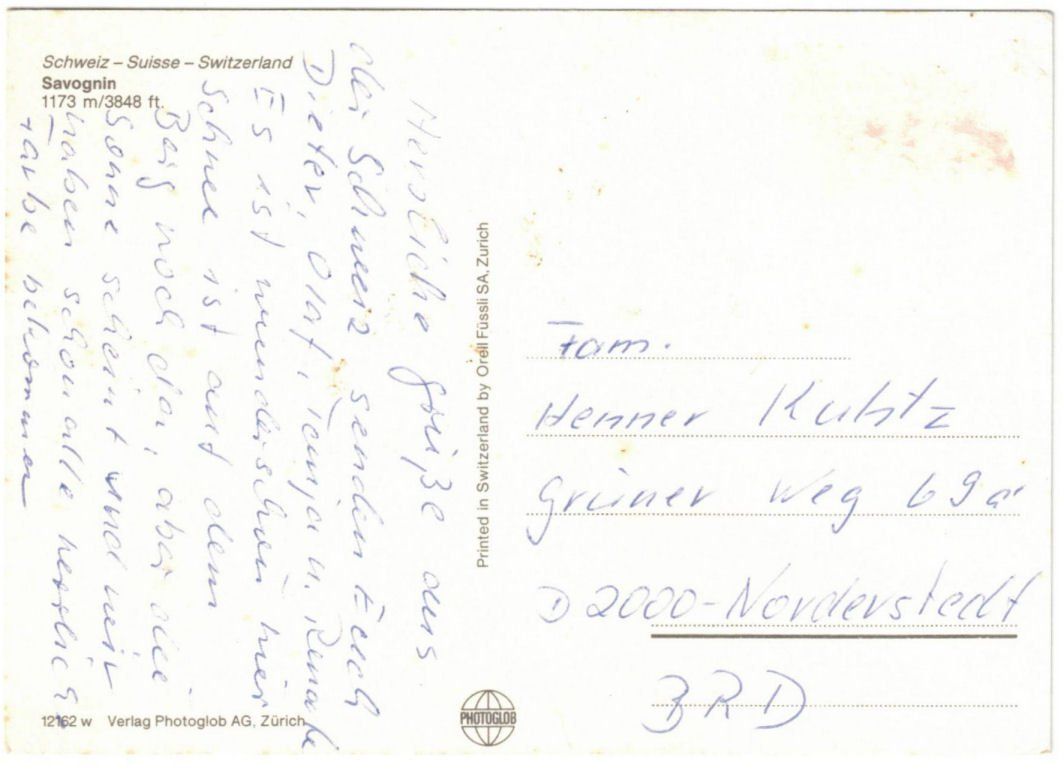 Cartoline postali: Savognin - 5 Bild AK – Usato da Binningen venduto da Mountainrider 1