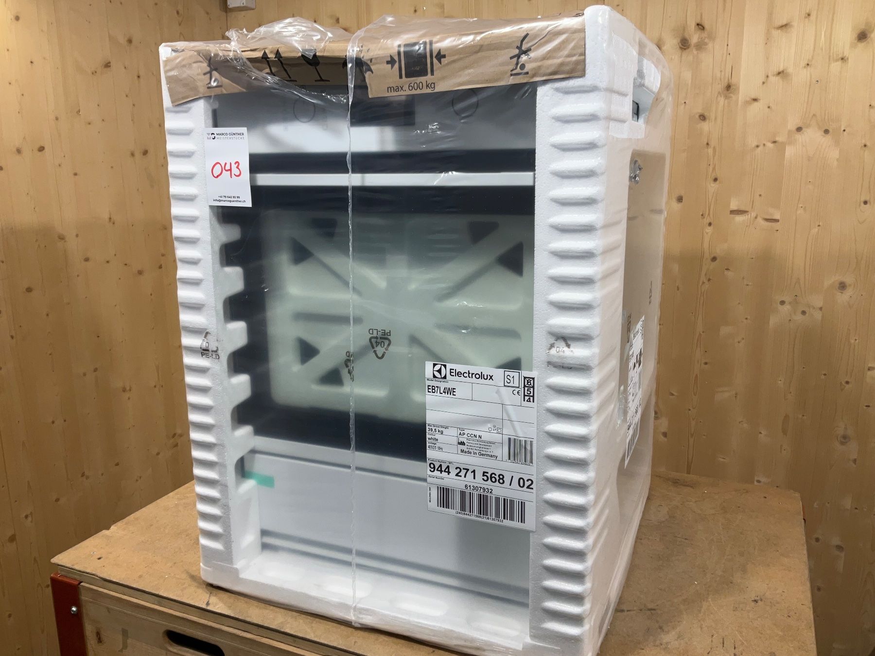 Electrolux Forni: 043 Electrolux Einbaubackofen SMS Weiss 76x55cm – Nuovo e nell'imballaggio originale da Derendingen venduto da Meisterstuecke 5