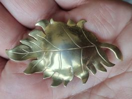 Broche vintage argent 800