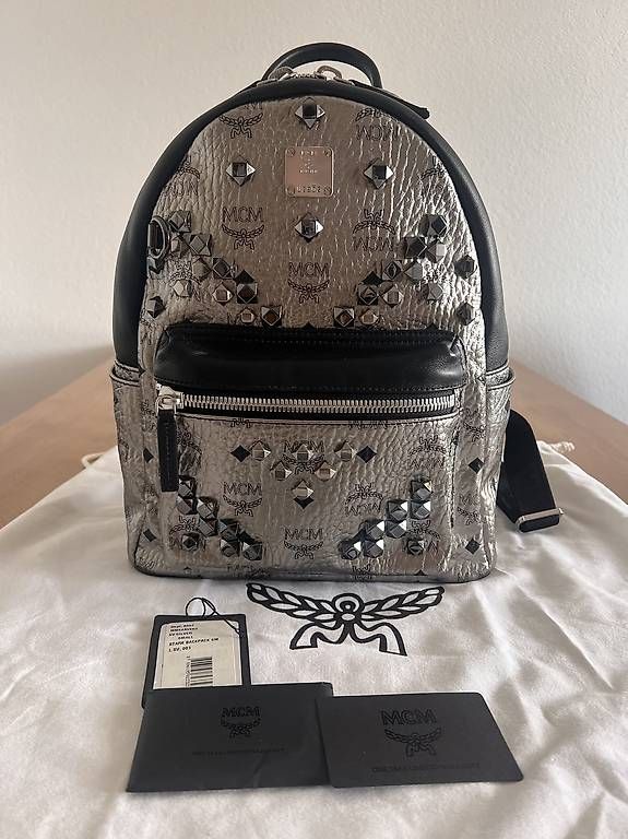Mcm Rucksäcke: MCM Stark Rucksack mit Nieten – Gebraucht aus St. Gallen von nightrider96 2