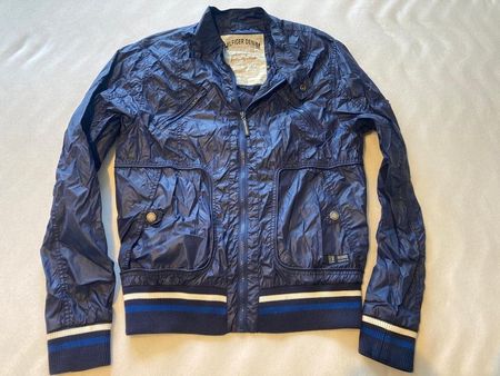Tommy Hilfiger Vintage Rain Jacket Navy Blue