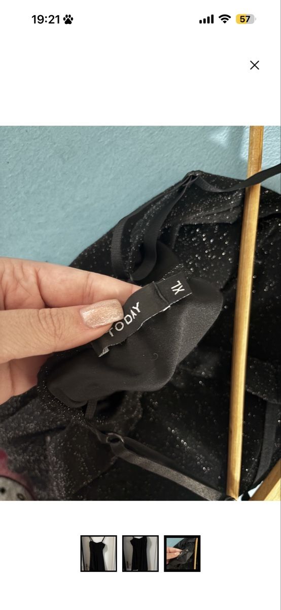 Vestiti: Glitzer-Kleid schwarz Gr. XL  – Nuovo (secondo la descrizione) da Schmerikon venduto da mir_c2lz 2