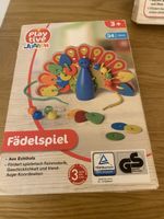 Playtive Junior Fädelspiel aus Echtholz, fördert Motorik