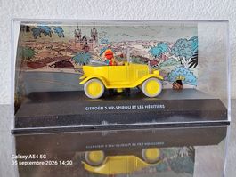 Voiture Citroën 5 HP " Spirou " et les Héritiers