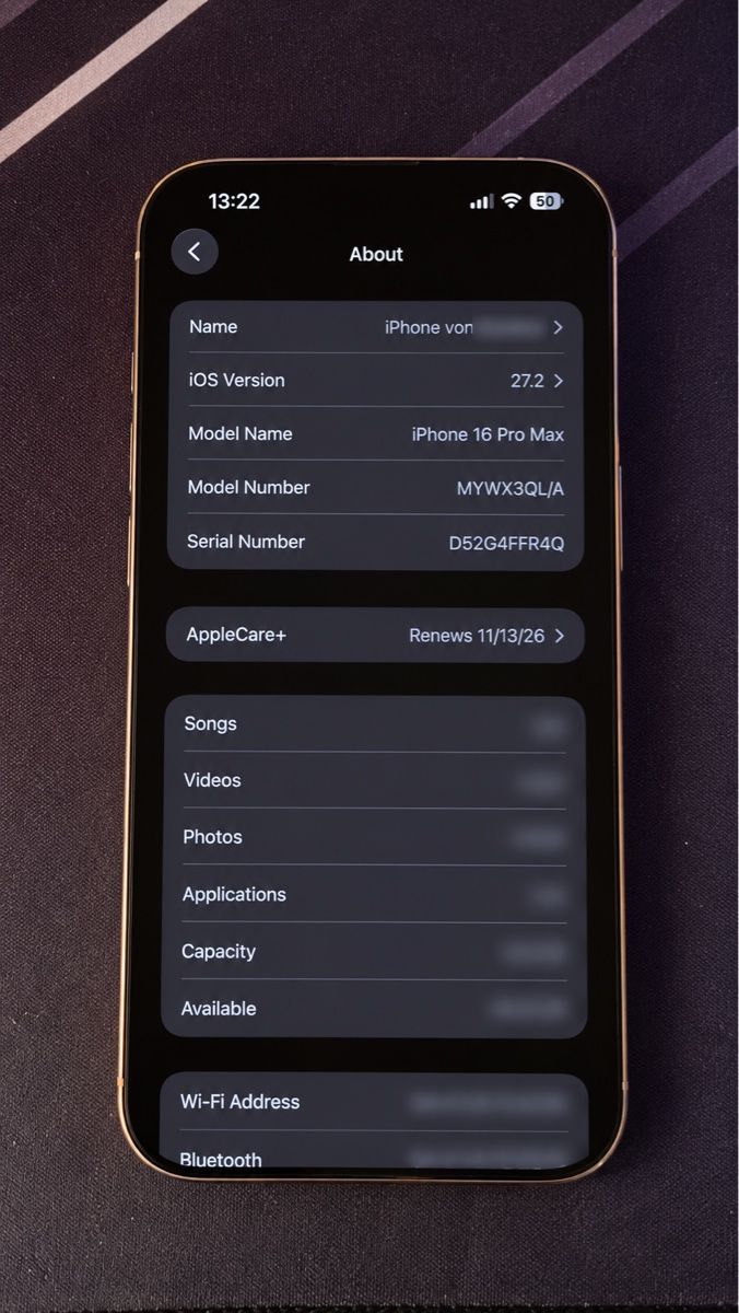 Apple Handys / Smartphones: Iphone 16 pro max 256gb ab 1.- – Gebraucht aus Grabs von dom_lxg6 2