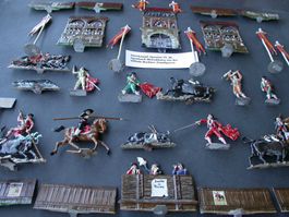 Zinnfiguren: Stierkampf Corrida de Toros