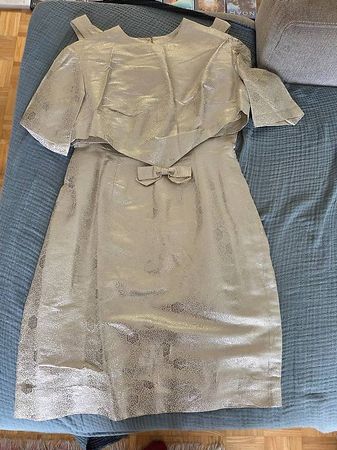 Silbernes Hochzeitskleid von 1965