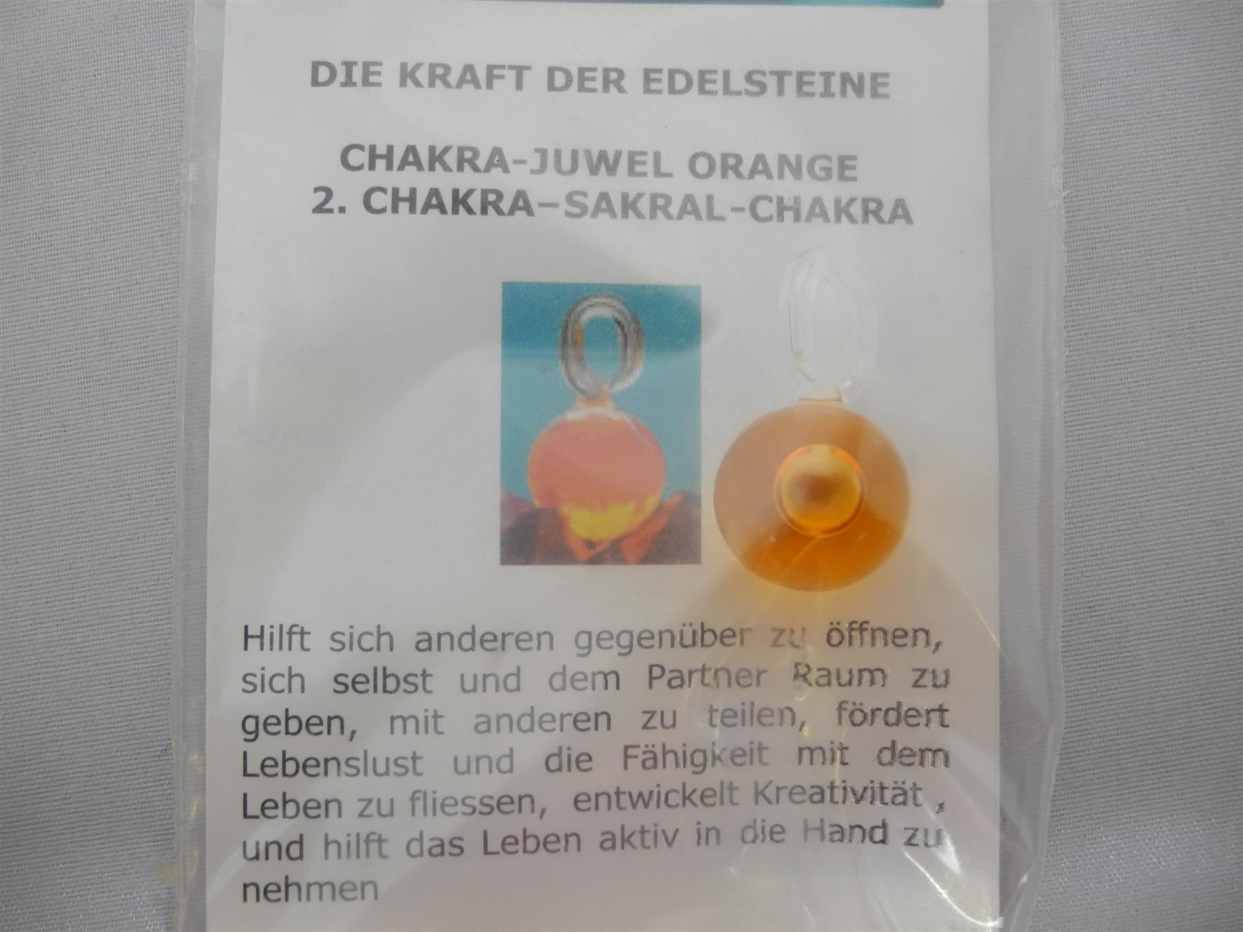 Minerali & Pietre curative: Chakra-Juwel Orange, 2. Chakra-Sakral – Nuovo e nell'imballaggio originale da Kottwil venduto da Crazyrolf 1