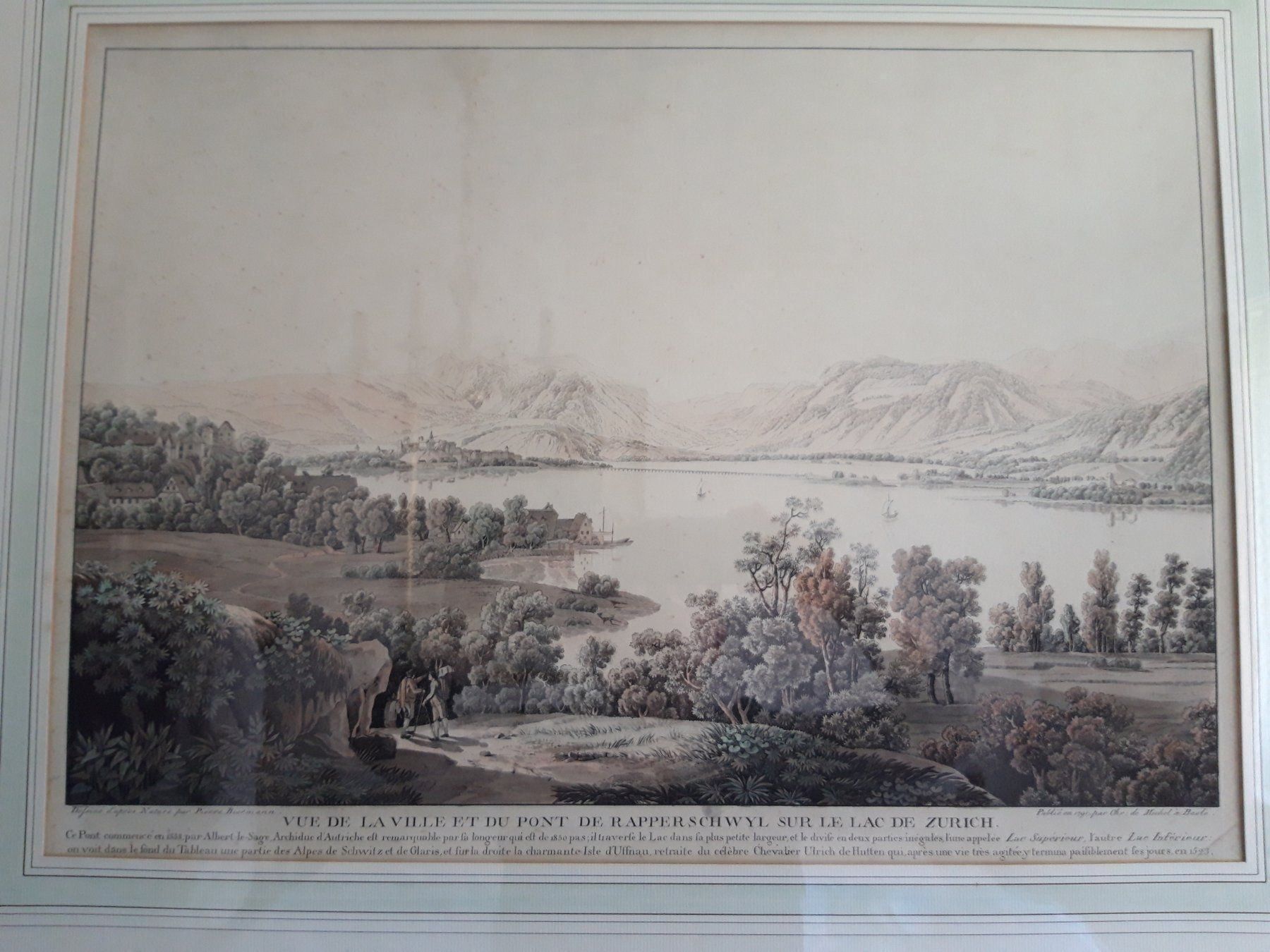 Stiche: Rapperswil Peter Birmann, Radierung 1791 – Gebraucht aus Näfels von gil_sindamel 5