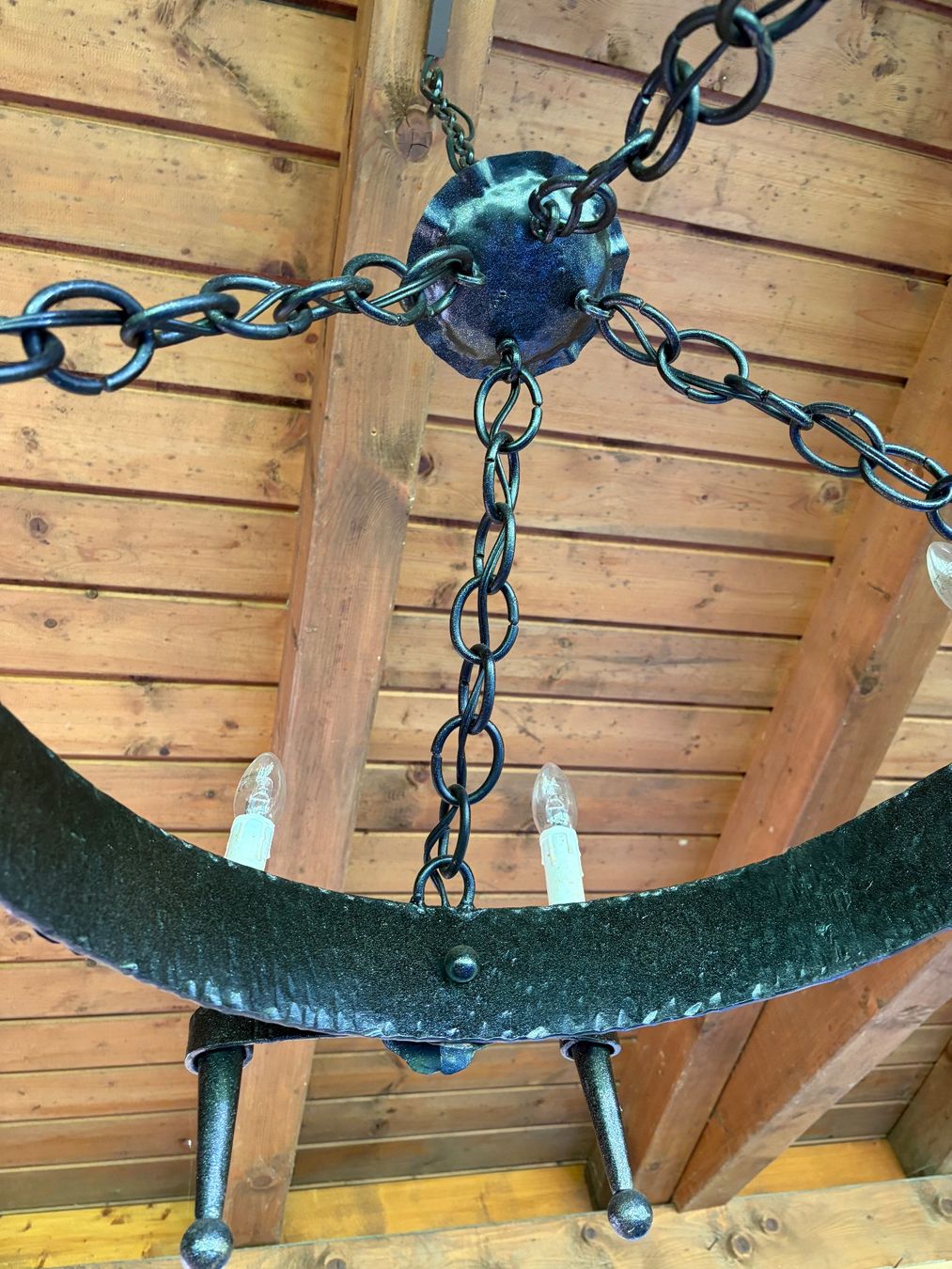 Lampadari & plafoniere: Deckenleuchte Eisen schmiedeeisern rustikal 6 flammig – Usato da Richterswil venduto da anyfish 5