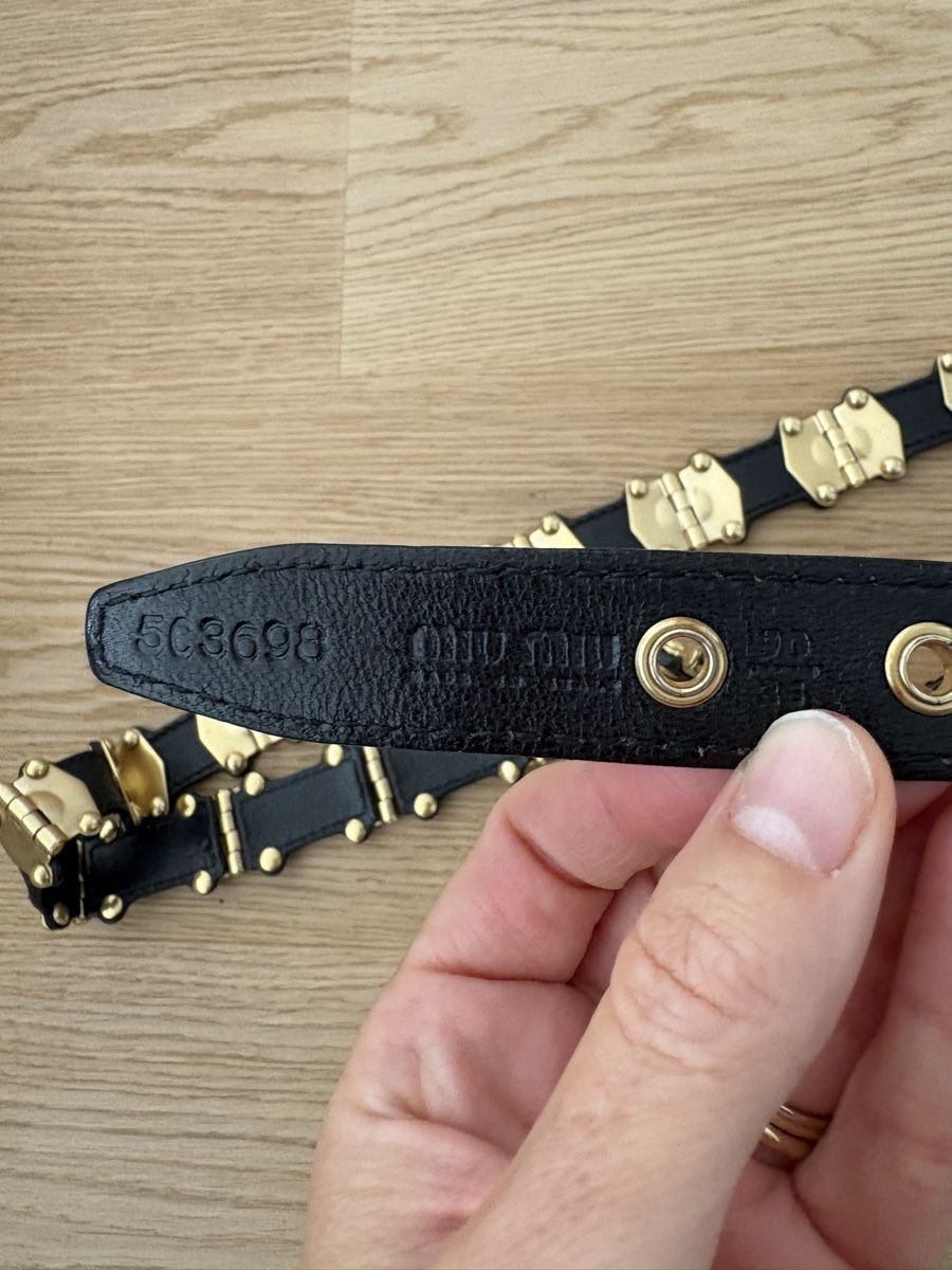 Miu Miu Cinture: Miu Miu belt – Usato da St. Gallen venduto da ott_f827 3