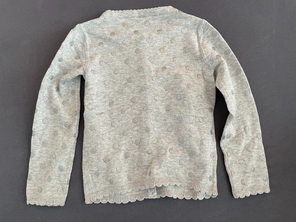 Maglioni & Felpe: Graues Jäckchen/Pullover mit Glitzerpunkten, Gr. 98/104 – Usato da Horgen venduto da Feli39 1