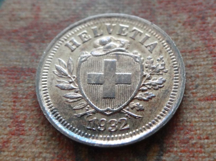Tutti le monete: 1 Rp. 1932   (A) – Usato da Romanel-sur-Lausanne venduto da Swift13