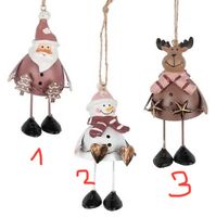 Baumschmuck süsse Weihnachts Figuren 12,5cm Metall