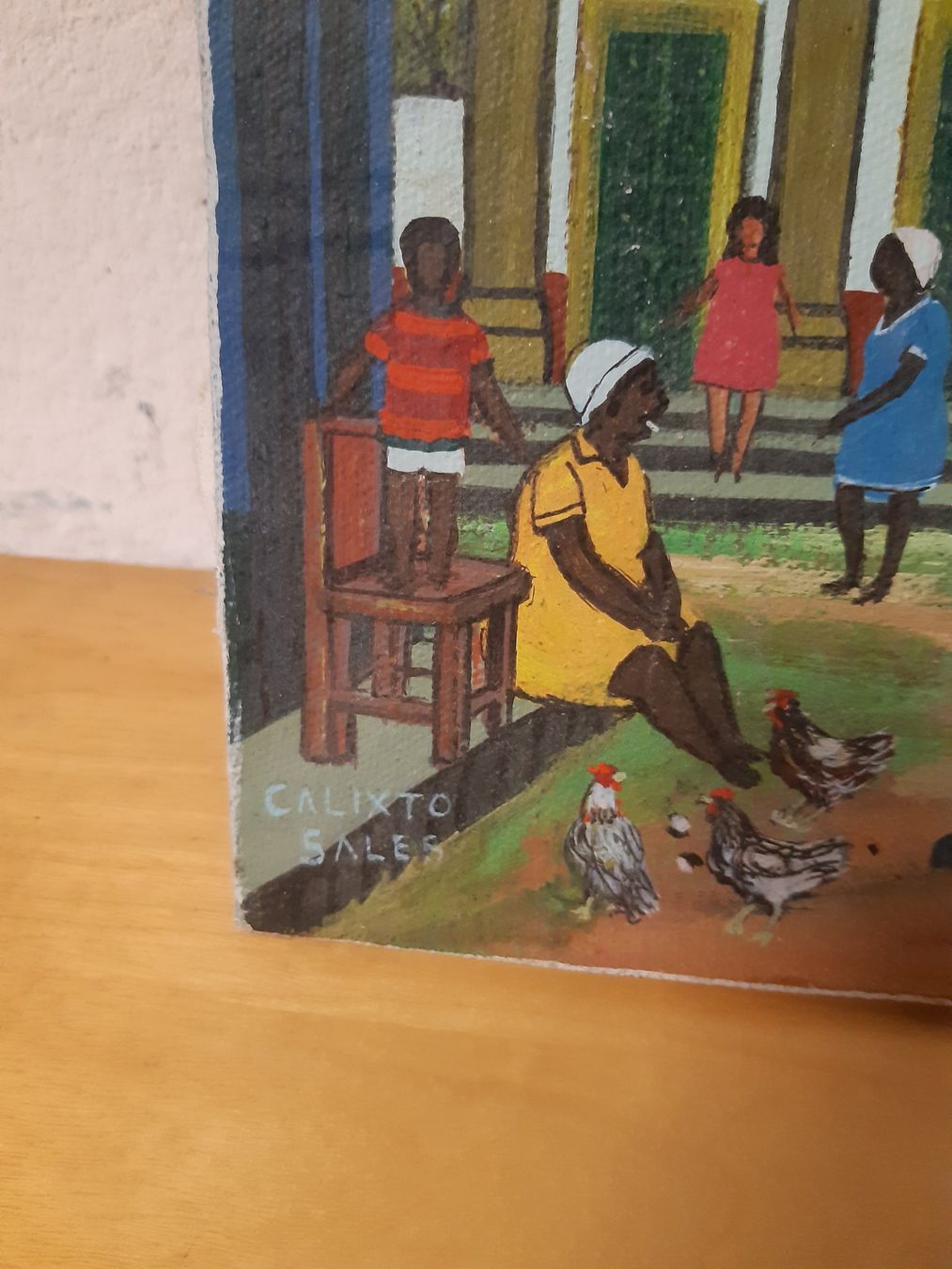 Dipinti: Small painting by Calixto Sales – Usato da Verscio venduto da giamma1985 2