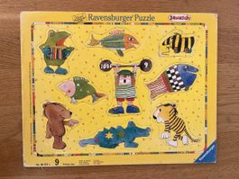 Janosch Puzzle von Ravensburger, 9 Teile, Vintage Top!