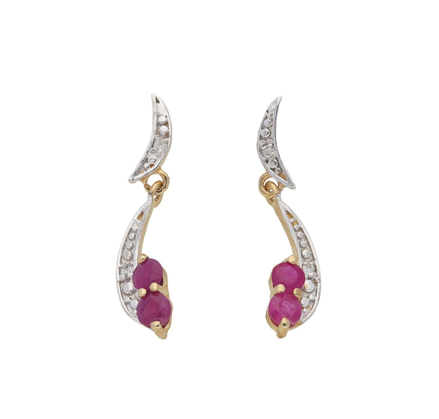 Orecchini pendenti & Orecchini a lobo: Paar Ohrstecker Rubin – Nuovo e nell'imballaggio originale da Hemmental venduto da Royalgold 1