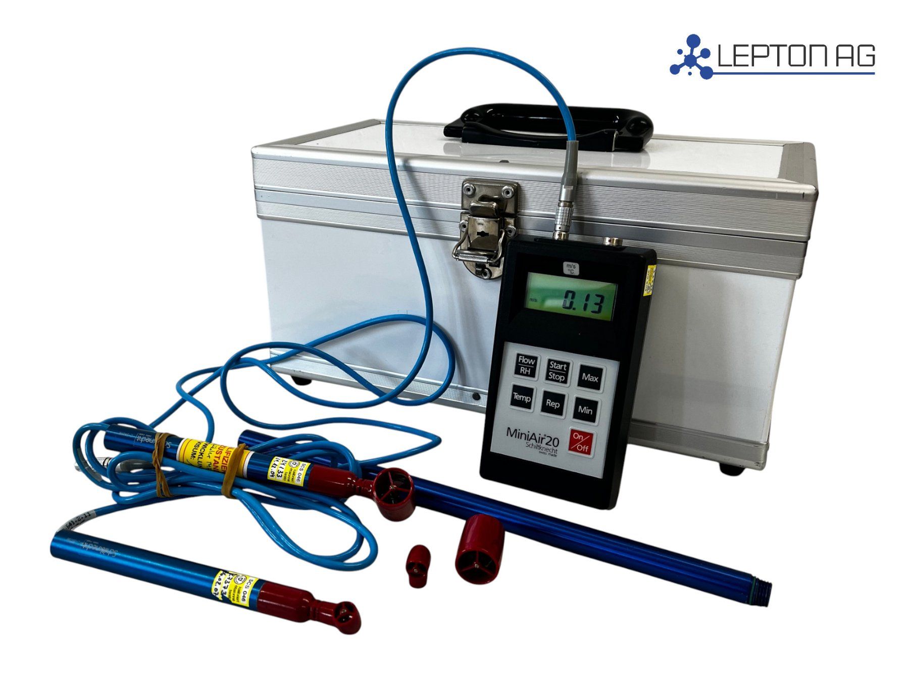 Accessori da laboratorio: Schiltknecht MiniAir20 Anemometer Handmessgerät – Usato da Niederdorf venduto da LeptonAG_Labor
