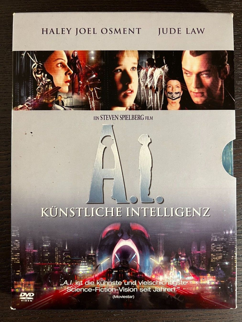 Tutti i DVDs: A. I. - Künstliche Intelligenz – Usato da Zürich venduto da FilmFreunde