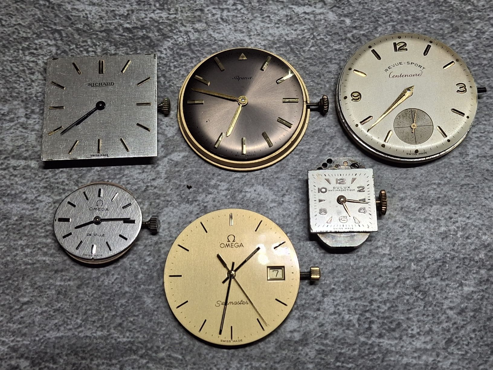 Omega Orologi: Uhrenwerklot 6,Stk  Ab,1.- Chf. – Difettoso da Reiden venduto da Flomy-72