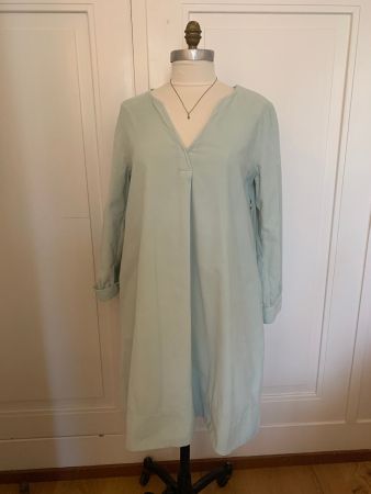 Des Petits Hauts Feincord Kleid zartes türkis Gr. 36