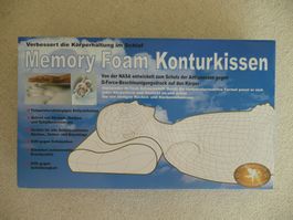 Memory Foam Konturkissen - Hilft gegen Schlaflosigkeit!
