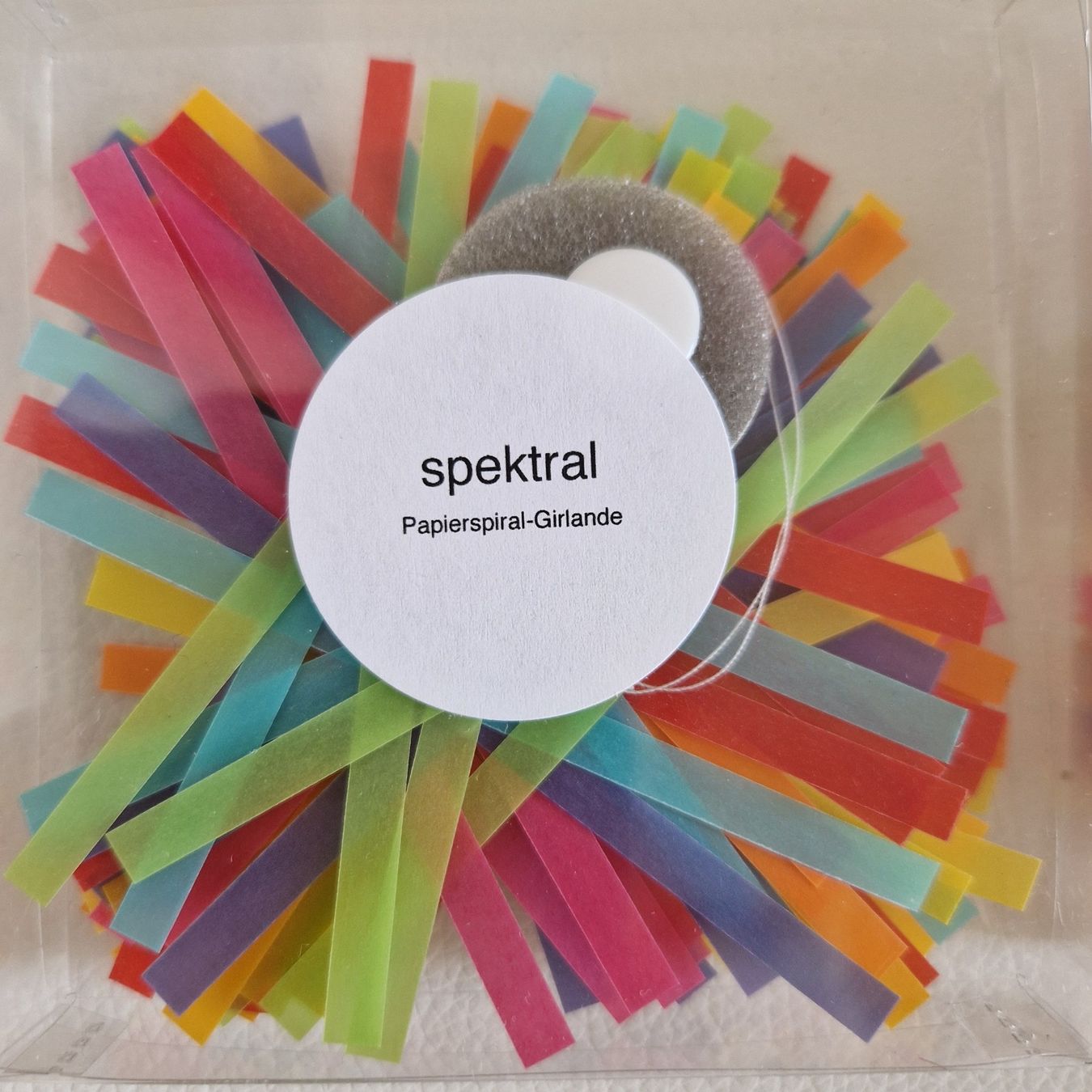 Tutte le decorazioni: Spektral - Papiergirlande – Nuovo e nell'imballaggio originale da Rüti ZH venduto da Gigelisuppe