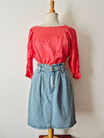 JEANSROCK ROCK JEANS GESTUZ 36 S , TOP ZU BLUSE TUNIKA SHIRT