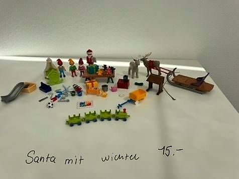 Giocattoli: Playmobil Santa mit Wichteln – Usato da Untersiggenthal venduto da Mannino