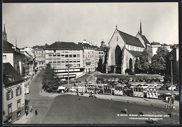 Ansichtskarten: Basel, Kirche am Barfüsserplatz und His – Gebraucht aus Berlin von bartko-reher