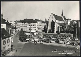 Basel, Kirche am Barfüsserplatz und His
