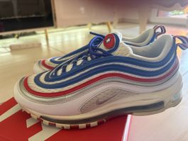 Nike Air Max 97 Icon–Rot/Weiss/Blau – Gr. 43 – Originalbox