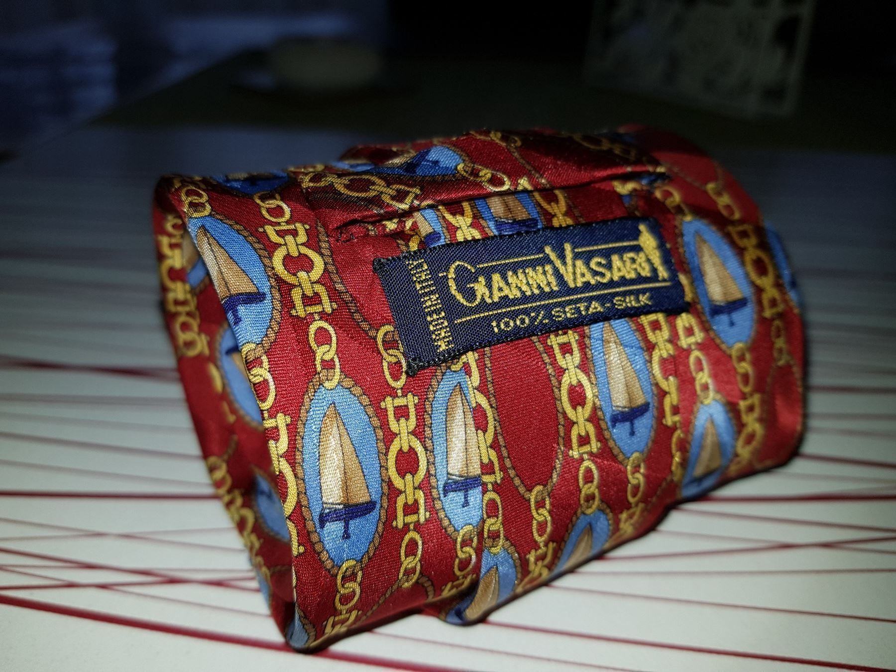 Krawatten: Cravate en soie GIANNI VASARI – Gebraucht aus Cossonay-ville von Super-Price-Quality 3